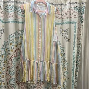 Time and tru sleeveless shirt dress